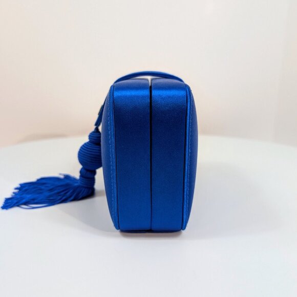 Loewe Blue Box Chain Clutch with Tassel - Picture 6 of 16